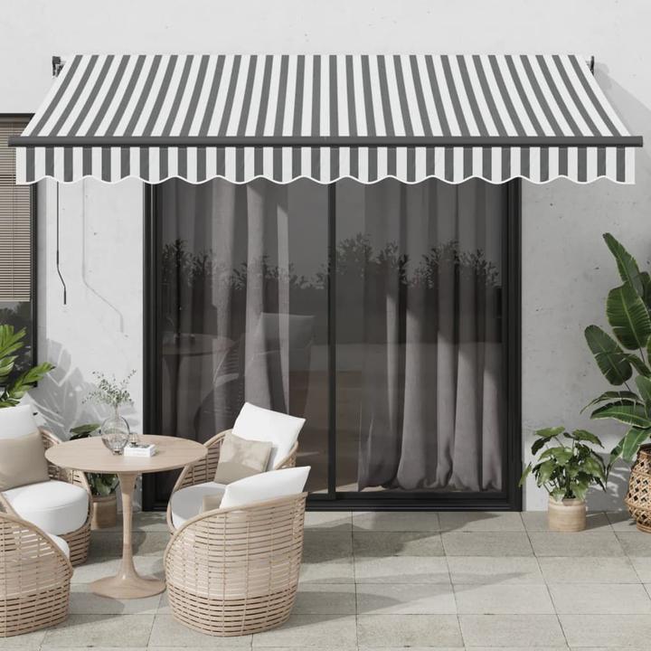 Immagine prodotto VidaXL Markise Gelenkarmmarkise Sonnenmarkise Balkon Automatisch 350x250cm (3.50 m)