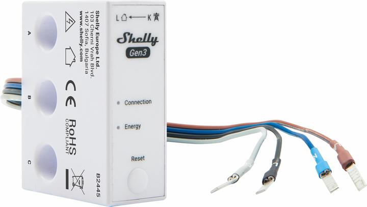 Actual product image Shelly 3EM-63W Gen3