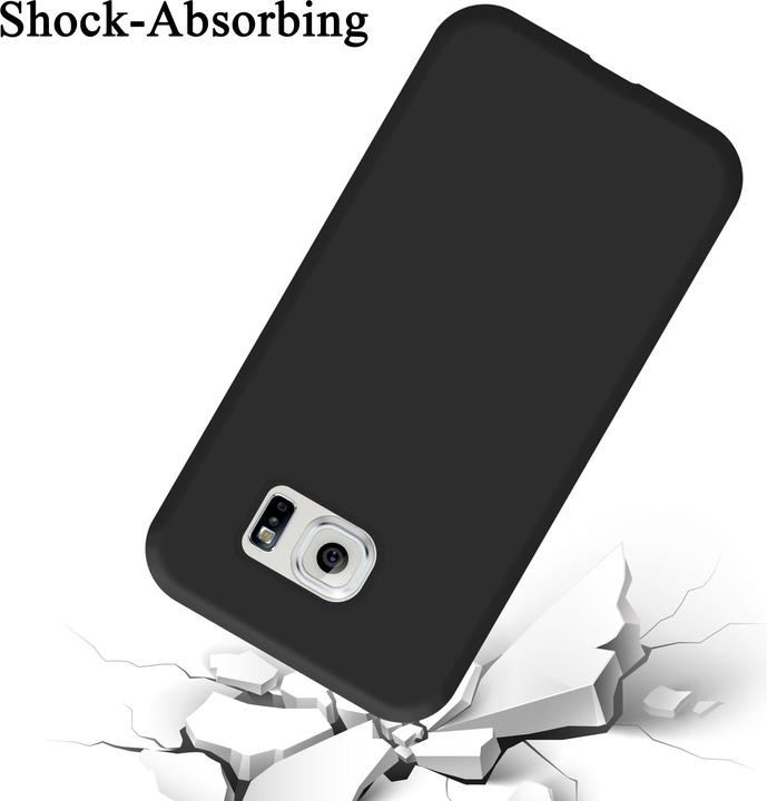 Actual product image Cadorabo TPU Liquid Silicone Case Cover (Samsung Galaxy S6 Edge)