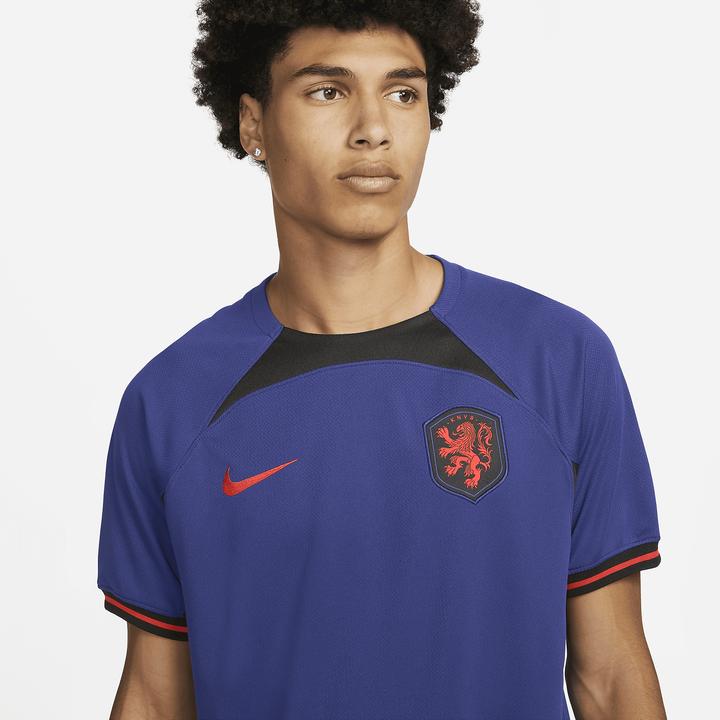 Actual product image Nike Knvb M Nk Df Stad Jsy Ss Aw,De Deep Royal Blue/Black/Habanero XL (XL)