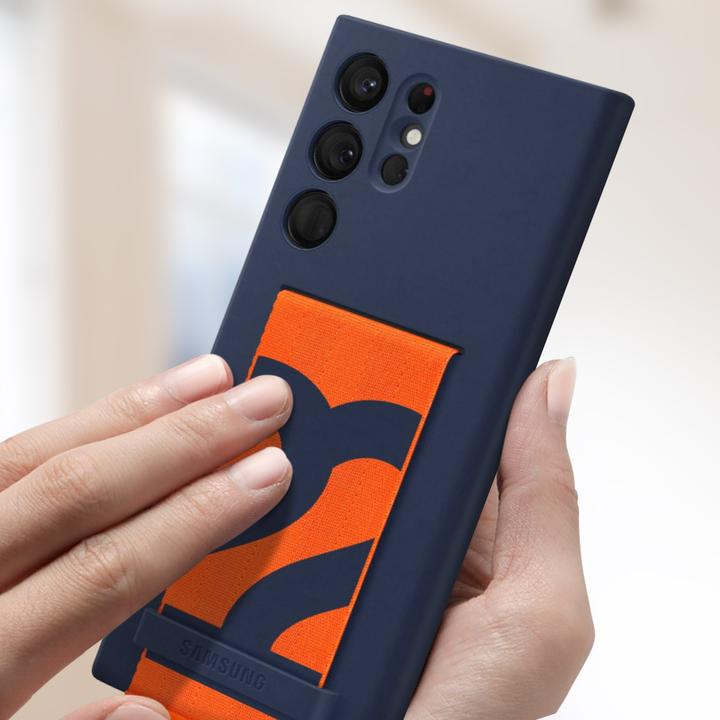 Produktbild Samsung Silicone Cover mit Schlaufe (Samsung Galaxy S22 Ultra)