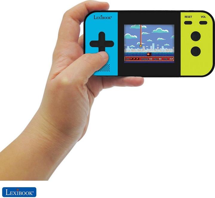 Actual product image Lexibook JL2377 Compact Cyber Arcade Portable Game Console, 250 Gaming, LCD, Battery Powered, Vid