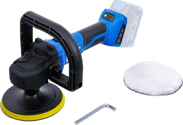 BGS Snoerloze polijstmachine en slijpmachine | borstelloos | 18 V | zonder oplaadbare batterij