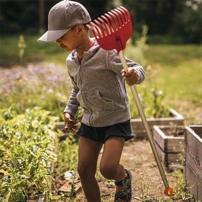 Produktbild Fiskars Kinder-Laubbesen Lila 138160