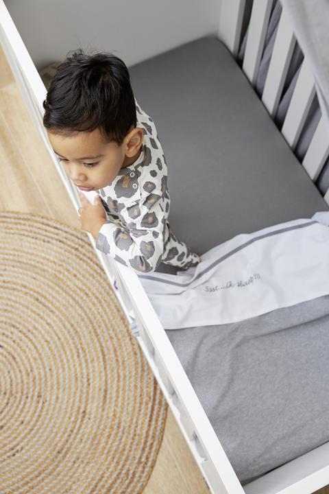 Actual product image Meyco jersey fitted sheet 60x120 grey