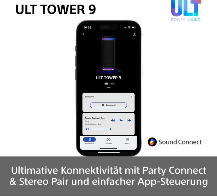 Produktbild Sony ULT Tower 9 (Netzbetrieb)