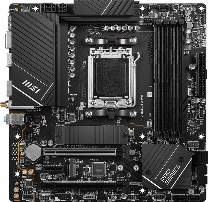 Immagine prodotto MSI Pro B650M-A WIFI (AM5, AMD B650, mATX)
