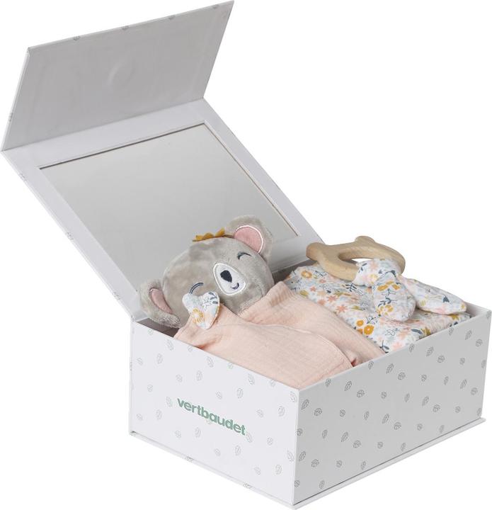 Produktbild Vertbaudet Baby Geschenk-Set: Wickeltuch, Schmusetuch & Greifling mit Geschenkverpackung