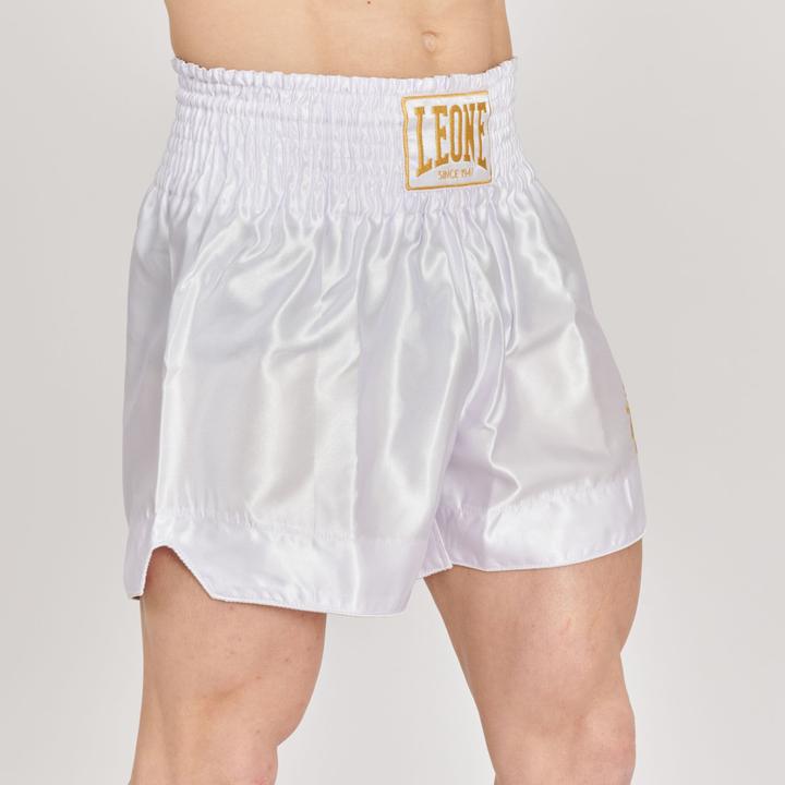 Image du produit Leone Basic Pantalon de Kickboxing AB970 Blanc (M)