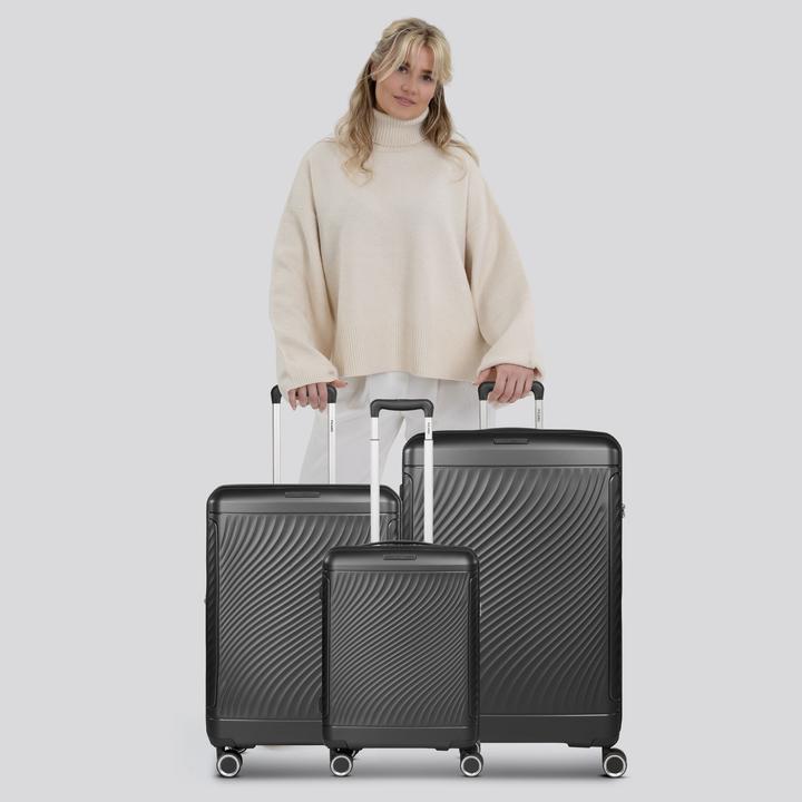 Actual product image Picard Vienna 4-wheel suitcase set 3-piece with stretch fold (195 l, XL (from 140l))