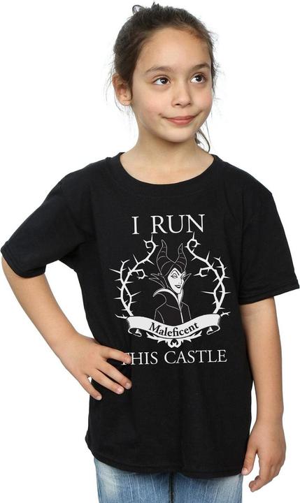 Image du produit Maleficent - T-shirt RUN THIS CASTLE - Fille (152, 158)