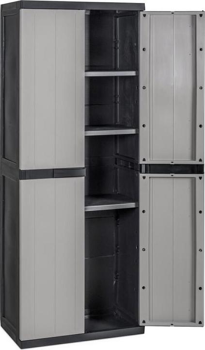 Immagine prodotto Toomax Schrank Bios midi 65 x 165 cm Schwarz/Warmgrau (65 cm, 165 cm)