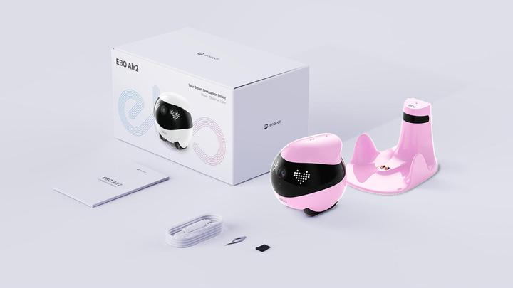 Produktbild Enabot EBO-AIR 2 - Robin Pink (2304 x 1296 Pixels)