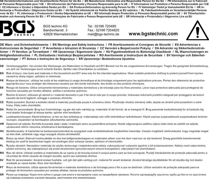 Image du produit BGS Jeu d’accessoires de clés 25 pièces