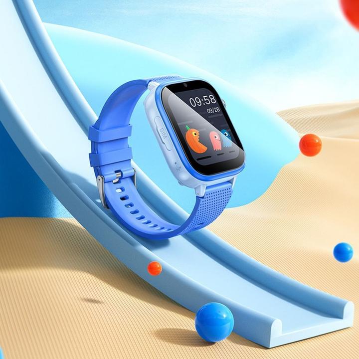 Immagine prodotto Hoco Headphone with microphone smartwatch for kids with call function 4G Y101 blue