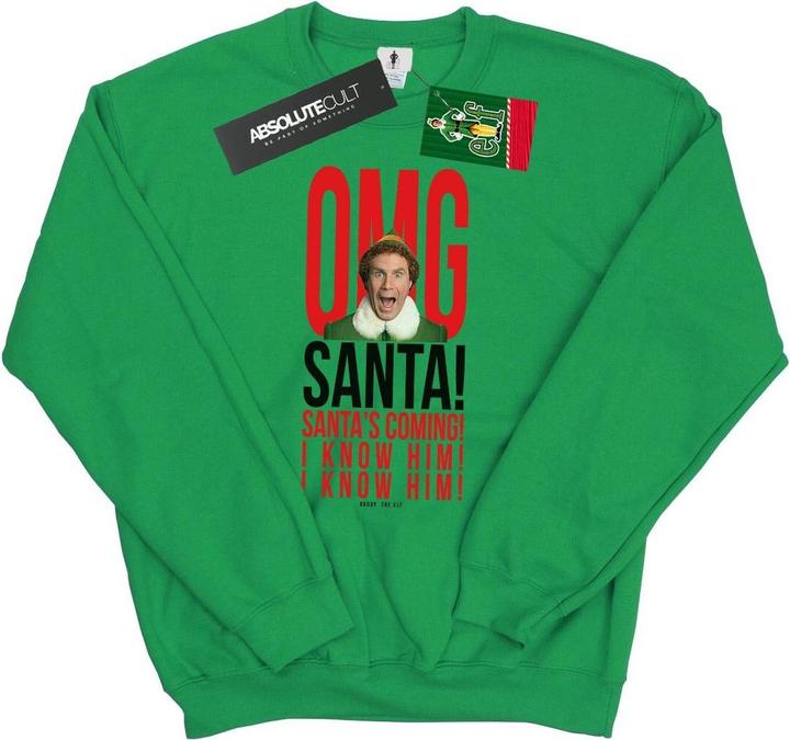 Produktbild Elf OMG Santa I Know Him Sweatshirt (S)
