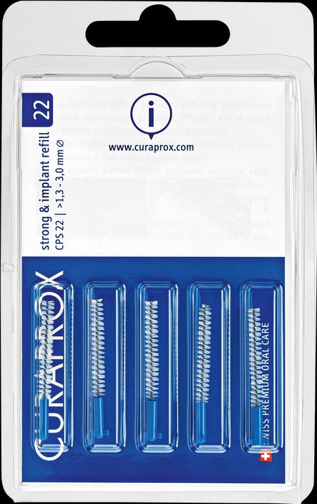Image du produit Curaprox CPS 22 Brosse Implant bleu 5 pces (5 x)