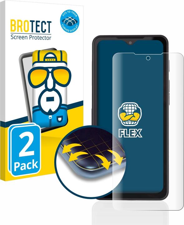 Actual product image BROTECT Full-Cover Protector (2 Piece, Cat S75)