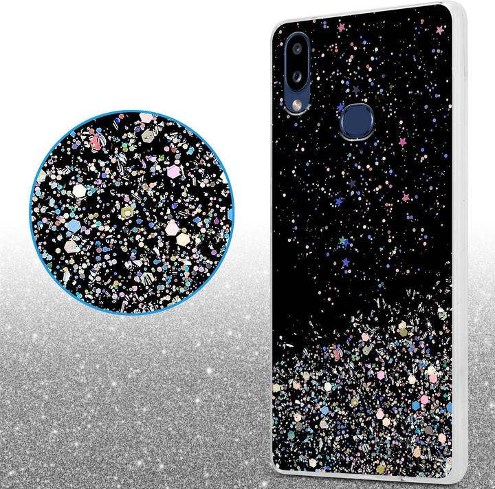 Actual product image Cadorabo TPU cover sparkling glitter (Samsung Galaxy A10s, Samsung Galaxy M01s)