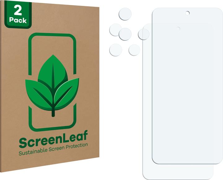 Image du produit ScreenLeaf Film de protection d'écran, Protection d'écran Écologique, Clear, Anti-Rayures (2 pièce(s), Motorola Moto C)
