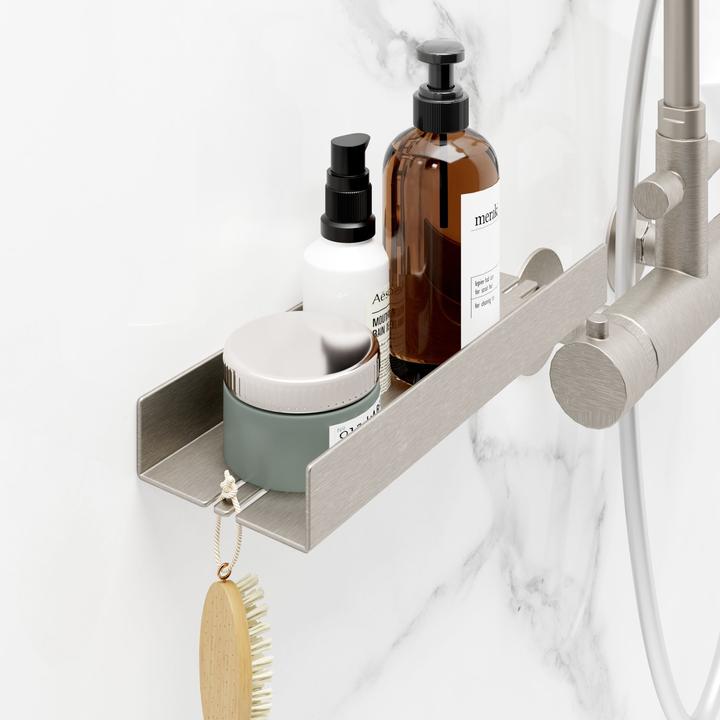 Image du produit Schulte Tablette de douche à coller en finition inox taille S
