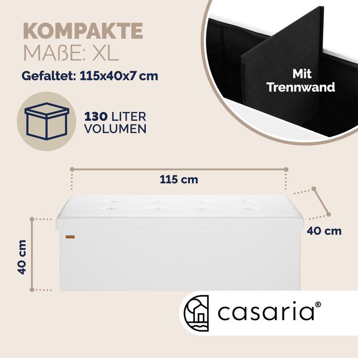 Image du produit Casaria Coffre siège (115 cm)