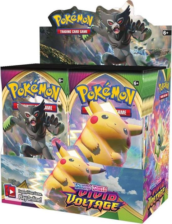 Actual product image Pokémon Vivid Voltage (English, Booster display)