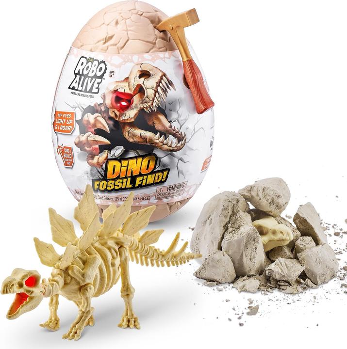 Actual product image Magni Robo Alive Dino Fossil Find Series 1