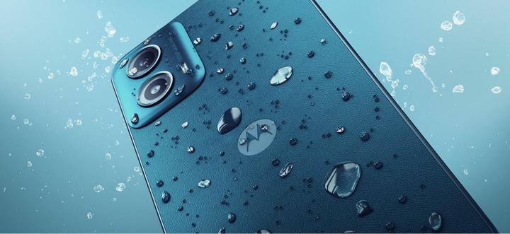Actual product image Motorola Moto G34 DE (128 GB, Ice Blue, 6.50", SIM + eSIM, 50 Mpx, 5G)