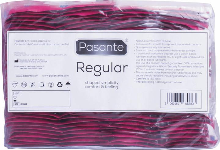 Actual product image Pasante Prezerwatywy Regular Bulk Pack (144 szt.) (144 pcs.)