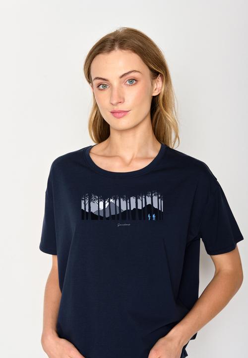 Actual product image Greenbomb Women's Nature Forest Walk Feel T-Shirt (S)