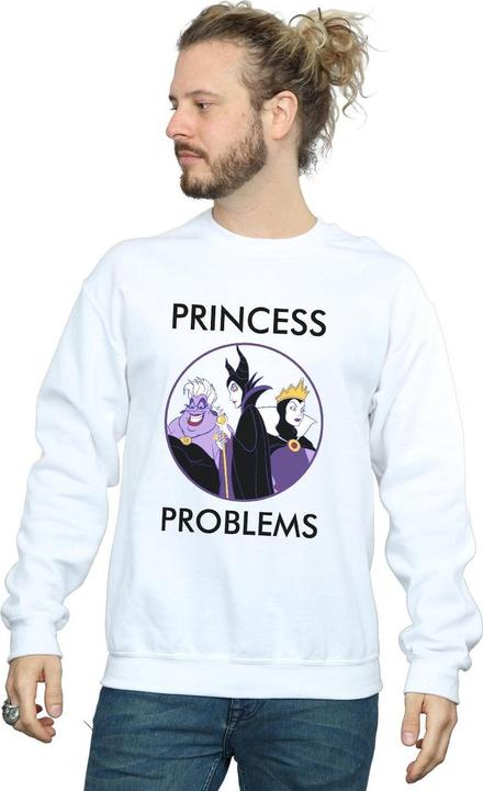 Actual product image Disney Mens Villains Princess Headaches Sweatshirt (L)
