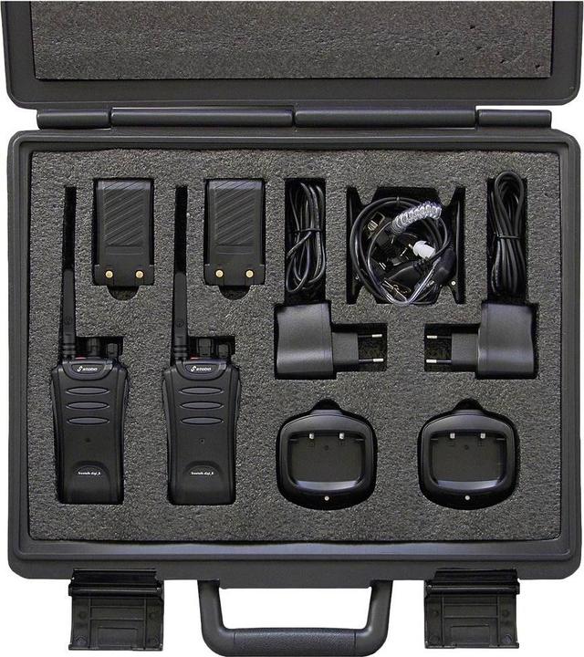 Actual product image Stabo Radio case freetalk Digi 8 DMR/PMR PMR 446 handheld radios