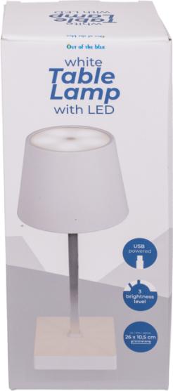 Produktbild Ootb Weisse Tisch-Lampe mit LED