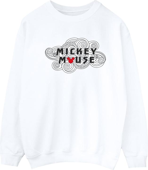 Produktbild Disney Mickey Mouse Swirl Logo Sweatshirt (L)