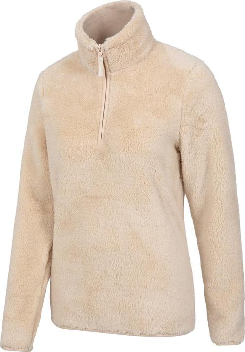 Actual product image Mountain Warehouse Womens/Ladies Teddy Fleece Quarter Zip Fleece Top (42 D)