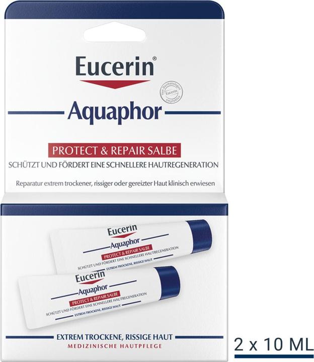 Produktbild Eucerin Aquaphor Schutz- & Pflegesalbe 2 x 10 ml (10 ml, 24h Creme)