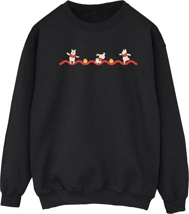 Actual product image Disney Womens/Ladies Winnie The Pooh Hunny Line Sweatshirt (XXL)