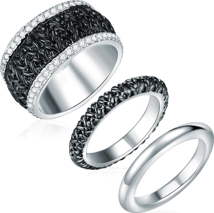 Actual product image Lulu & Jane Ladies metal alloy embellished with Swarovski® crystals silver - 29683 (58)