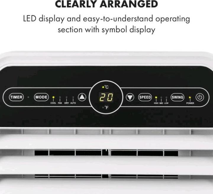 Produktbild Klarstein Metrobreeze 9 New York City mobile Klimaanlage Weiss (40 m², 9000 BTU/h)