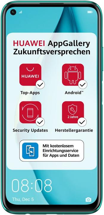 Produktbild Huawei P40 Lite (128 GB, Crush green, 6.40", Hybrid Dual SIM, 48 Mpx, 4G)