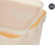 Actual product image Kipit plastic box with lid 7,5l cream (7.50 l)