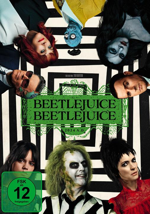 Actual product image Magni Beetlejuice Beetlejuice (DVD, 2024, Czech, English)