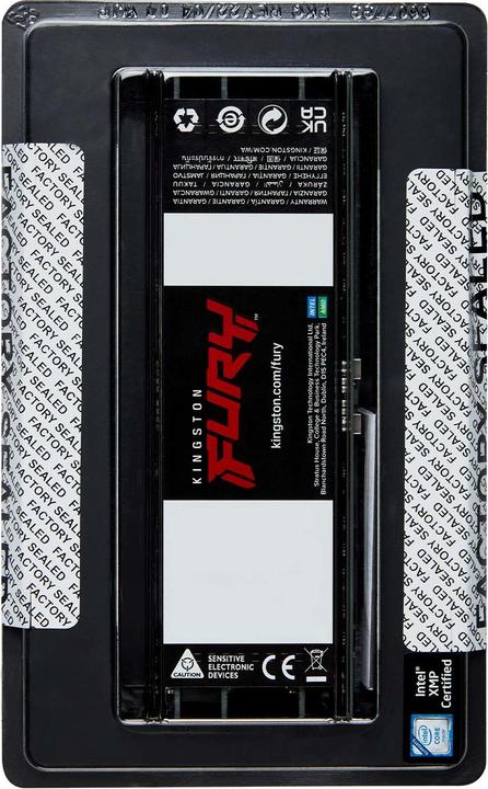 Image du produit Kingston D5 64GB 4800-36 Renegade PRO ECC K4 KFY KF548R36RBK4-64 (4 x 16GB, 4800 MHz, RAM DDR5, DIMM)