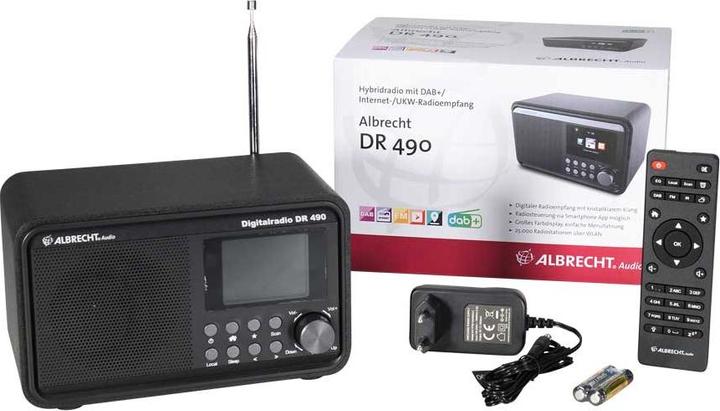 Immagine prodotto Albrecht DR 490 (Web radio, DAB, WiFi)