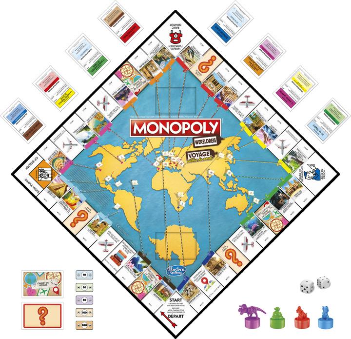 Produktbild Hasbro Gaming Monopoly Wereldreis (Französisch, Niederländisch)