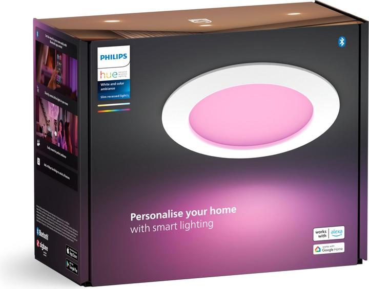 Immagine prodotto Philips Hue White & Color Ambiance Slim Recessed (1200 lm)