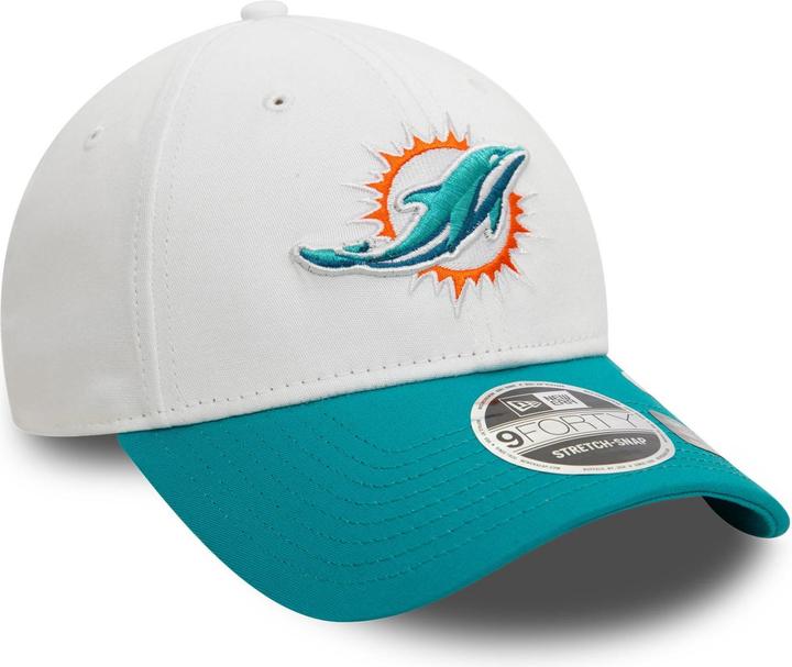 Immagine prodotto New Era 9Forty Stretch-Snap Cap - Miami Dolphins (Taglia unica)