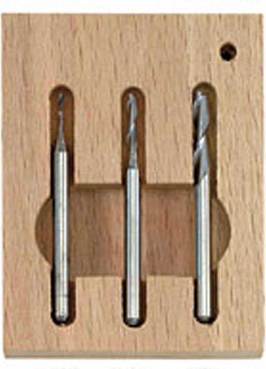 Actual product image Proxxon Solid carbide end mill set