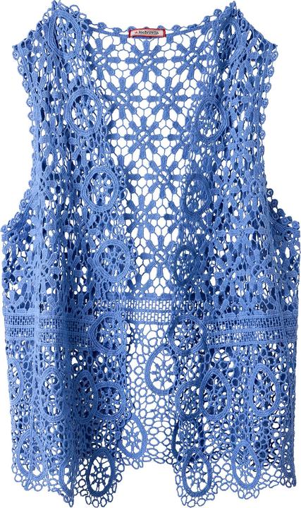 Actual product image Joe Browns Open Knit Crochet Waistcoat (L)
